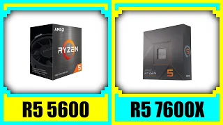 Ryzen 5 5600 vs Ryzen 5 7600X | RTX 3070 Ti