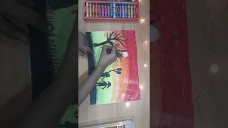 Diy Simple Easy Oil Pastel drawing craft for kids