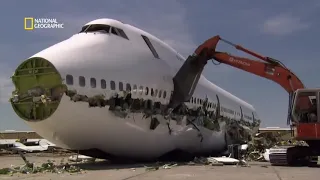 Destruction of a boeing 747