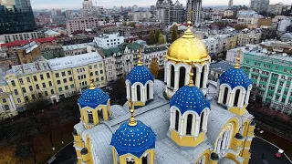 Drone Over Kiev, Ukraine