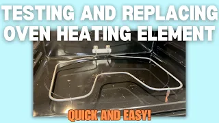 How to Test and Replace an Oven Heating Element