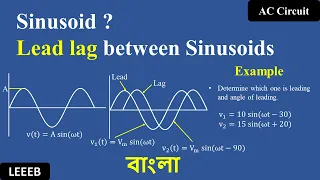 What is Sinusoid | Lead Lag Sine wave (in Bangla) #Sinusoid