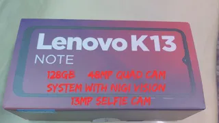 LENOVO K13 Note || 128Gb 48Mp quad system cam || 5000mAh battery