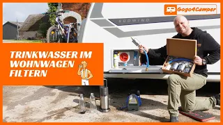 Trinkwasseraufbereitung🚰 im Wohnwagen / Wohnmobil mit dem ALB Wasserfilter  - So machen wir das