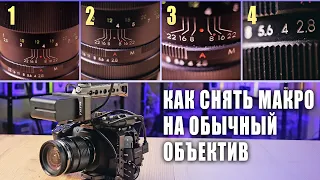 КАК СНЯТЬ МАКРО на ОБЫЧНЫЙ ОБЪЕКТИВ?