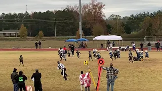 6u QueenCity Chargers gets in for the touchdown agian💯‼️