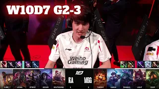 WBG vs RA - Game 3 | Week 10 Day 7 LPL Spring 2023 | Weibo Gaming vs Rare Atom G3