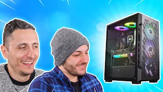 I surprised him with his 1st gaming PC!