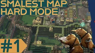 Playing the small map on hard mode Timberborn / Part 1