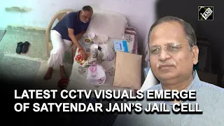 CCTV visuals emerge of Satyendar Jain’s jail cell, shows proper food being given to him