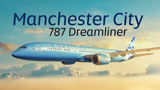 Manchester City 787 Dreamliner: Livery Painting Timelapse | Etihad Airways