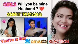 Singing bad at first but blowing them with HINDI SONG LATER। Reaction।Sobit Tamang।Omegle।