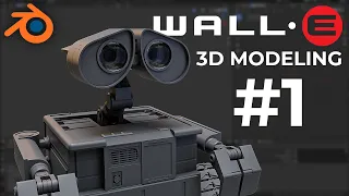 3D Timelapse - Episode 1 - High-Poly Modeling Wall.E (Pixar)