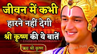 जीवन में कभी हारने नहीं देगी श्री कृष्ण की ये बातें | Best Krishna Motivational Speech Krishna Vani