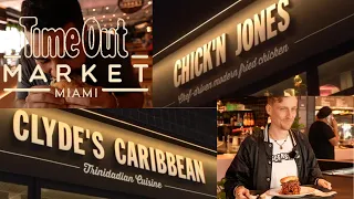 TIMEOUT MARKET MIAMI - CLYDE'S CARRIBEAN & CHICK'N JONES FOOD REVIEW