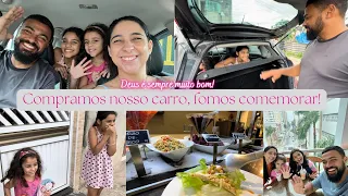 Compramos o nosso carro| As meninas amaram| Fomos passear| Almoçamos fora| Gratidão| Missão Virtuosa