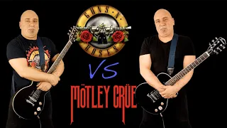 Guns N' Roses VS Motley Crue (Guitar Riffs Battle)