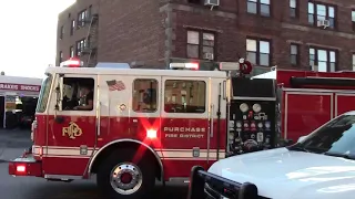 Purchase, NY Engine 241 responding to an EMS call