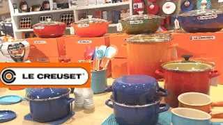 LE CREUSET OUTLET Le Creuset Cast Iron Rice Pot SALE 30%OFF | SHOP WITH ME