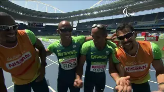 Athletics | Men's 4x100m Relay - T11-13 Final | Rio 2016 Paralympic Games