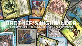 Brother's Highlander Multiplayer Games, Old School Magic the Gathering 93/94 | 364