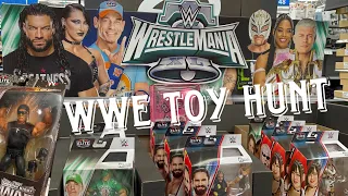 HUGE WWE TOY HUNT!!! 10 DIFFERENT STORES!!