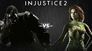 Injustice 2 - Горилла Гродд против Ядовитого Плюща - Intros & Clashes (rus)