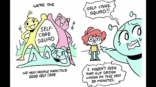 The Self-Care Squad! | A Shencomix/Blue Chair Comic Dub