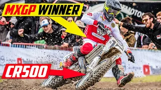 MXGP Legend Wins First Ever Race on CR500 2 Stroke!