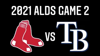 Red Sox VS Rays ALDS Game 2 Watch Party/Play-By-Play! #BOSvsTB #MLB #Playoffs #Baseball