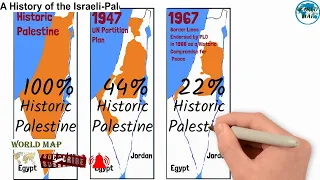 The Conflict Between Israel & Palestine, Israel & Palestine: Historical Conflict Explained with Map