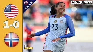 USA vs Norway 1-0 Goals & Extended Highlights | June 11, 2017