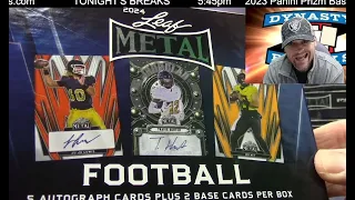 2024 Leaf Metal Football Card Hobby 12 Box Case Break #2   Sports Cards