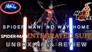 (Deluxe Ver.) Hot Toys Spider-Man INTEGRATED SUIT! 1/6th Scale Unboxing & Review