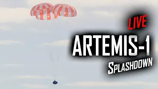 NASA Artemis-1 Splashdown 🔴 Live