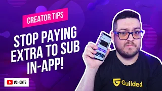Stop Paying Extra to Support In-App | Quick Creator Tips #4 | #shorts