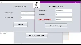How to transfer data between One JFrame to Another JFrame: NetBeans | Java Tutorial#7 |CodeX ARBX