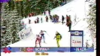 1997 WSC Trondheim Rel 4x5 km M RUSSIA NORWAY FINLAND
