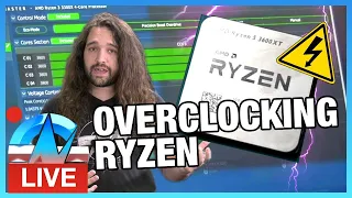 LIVE: How to Overclock AMD Ryzen 5 3600XT, Infinity Fabric, & Memory (Basics)