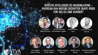 Kunstig intelligens – hvordan kan norske bedrifter skape verdi for seg og sine kunder?