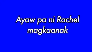 STORY TELLING 12- Ayaw pa magkaanak ni Rachel | LA VIDA LENA