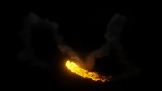 Blender Fireball Simulation (Made using tutorial)