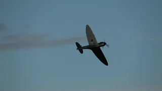 DUXFORD FLYING EVENING 26TH OF AUGUST 2023 SUPERMARINE SPITFIRE Mk.1a N3200 (4K)