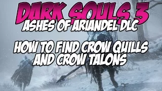 Dark Souls 3: Ashes of Ariandel DLC | How to Find Crow Quills and Crow Talons