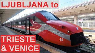 Ljubljana to Trieste & Venice by Train | Scenic Trip from Slovenia to Italy | Frecciarossa ETR 700