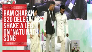 Ram Charan, G20 delegates shake a leg on 'Natu Natu' song