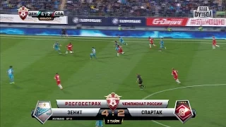 Highlights Zenit vs Spartak (4-2) | RPL 2016/17