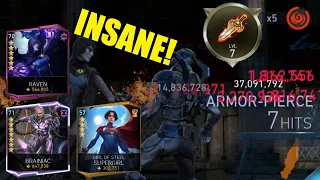 I Created A Monster! Juiced Twin Blade Raven Injustice 2 Mobile