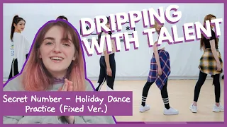 Reacting to SECRET NUMBER "Holiday" Dance Practice (Fixed ver.) | Hallyu Doing