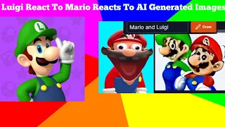 Luigi React To Mario Reacts To AI Generated Images